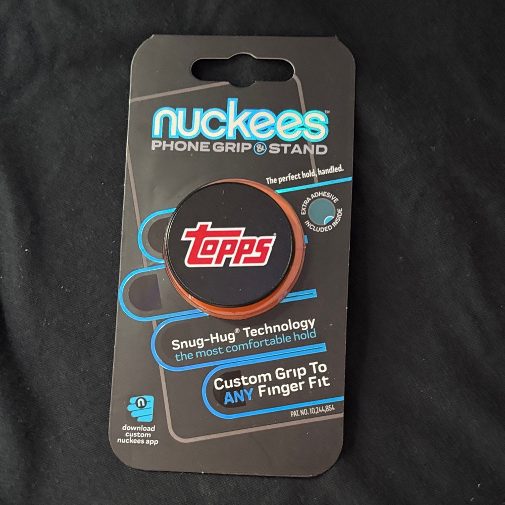 Topps Phone Grip & Stand - Black and Red